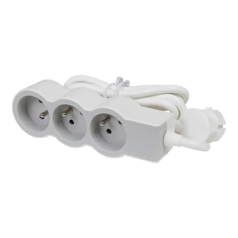 Przedłużacz Legrand 049488 3 gniazda 3m Biało-szary