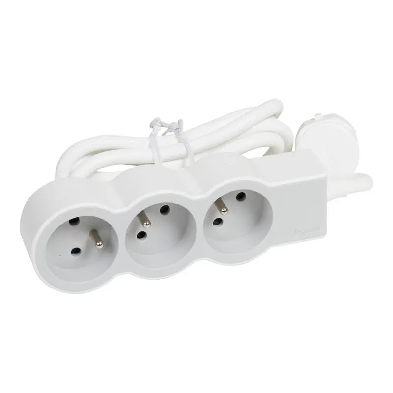 Przedłużacz Legrand 049488 3 gniazda 3m Biało-szary