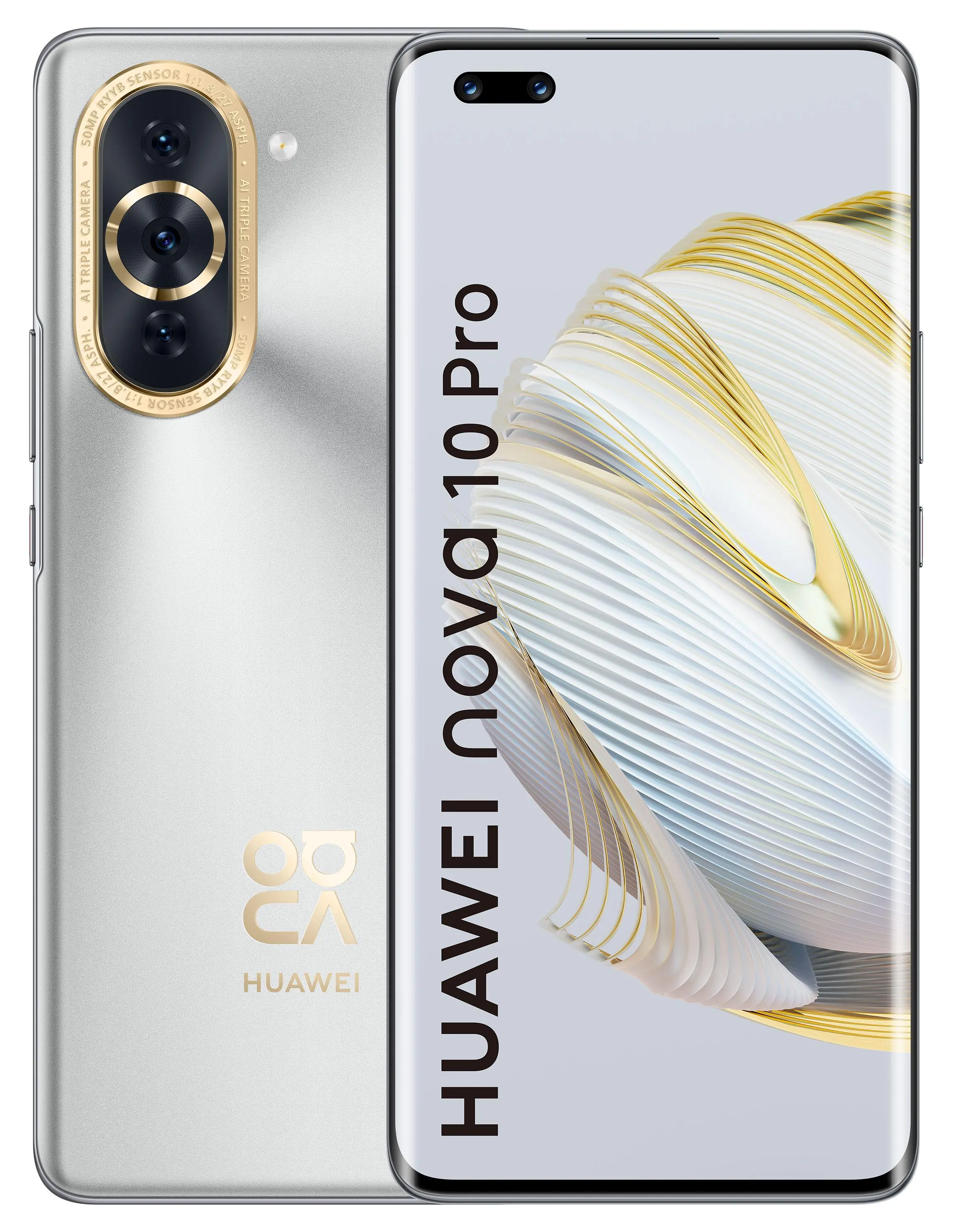 Smartfon Huawei nova 10 Pro 6,78" 120Hz 50Mpix Srebrny
