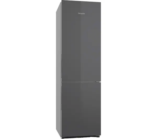 Miele KFN 4898 AD Pełny No Frost 201,5cm Komora świeżości Zdalne sterowanie Szare szkło
