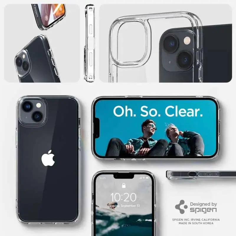 Etui Spigen Ultra Hybrid do iPhone 14 Plus Przeźroczysty