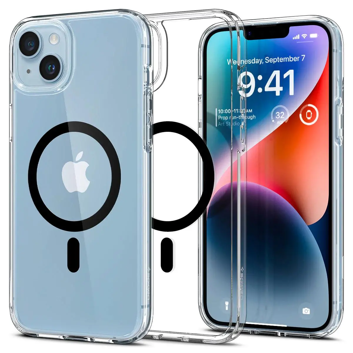 Etui Spigen Ultra Hybrid MagSafe do iPhone 14 Plus Czarny