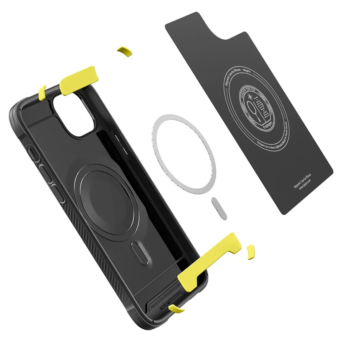 Etui Spigen Rugged Armor Mag z MagSafe do iPhone 14 Plus czarne matowe