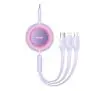 Kabel Baseus CAMJ010205 USB-C 3w1 100W 3,5A 1,1M Fioletowy