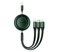 Baseus CAMJ010006 USB 3w1 3,5A 1,1m Zielony