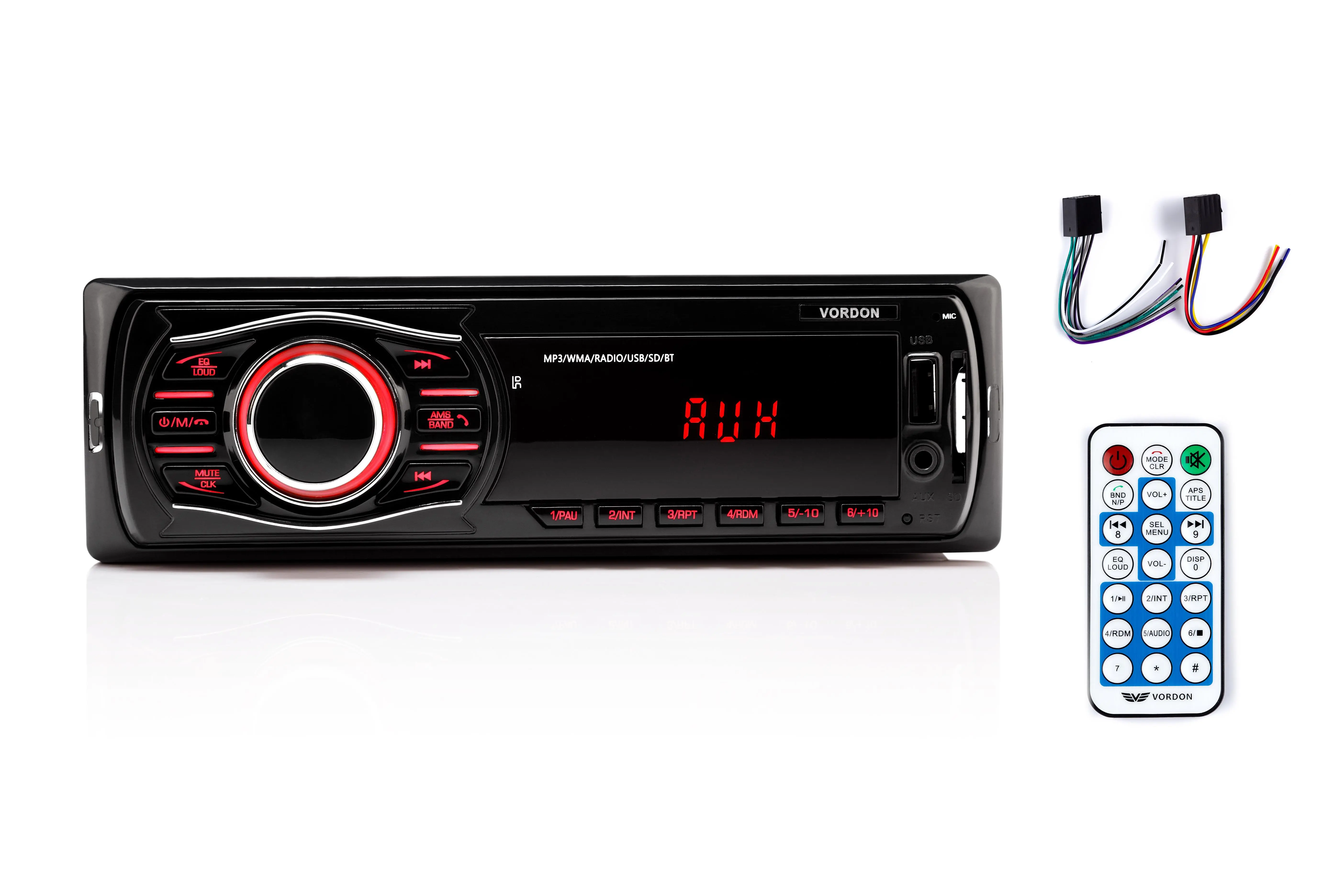 Radioodtwarzacz samochodowy Vordon HT-175U London z USB/SD 4x60W Bluetooth