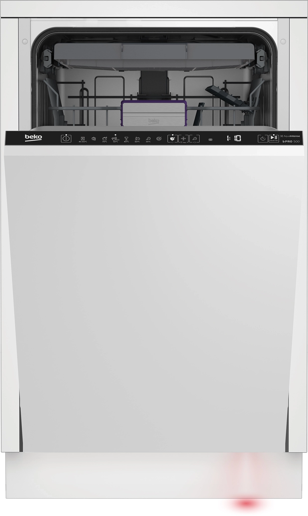 Beko bPro500 BDIS38042Q 44,8cm Automatyczne otwieranie drzwi Szuflada na sztućce