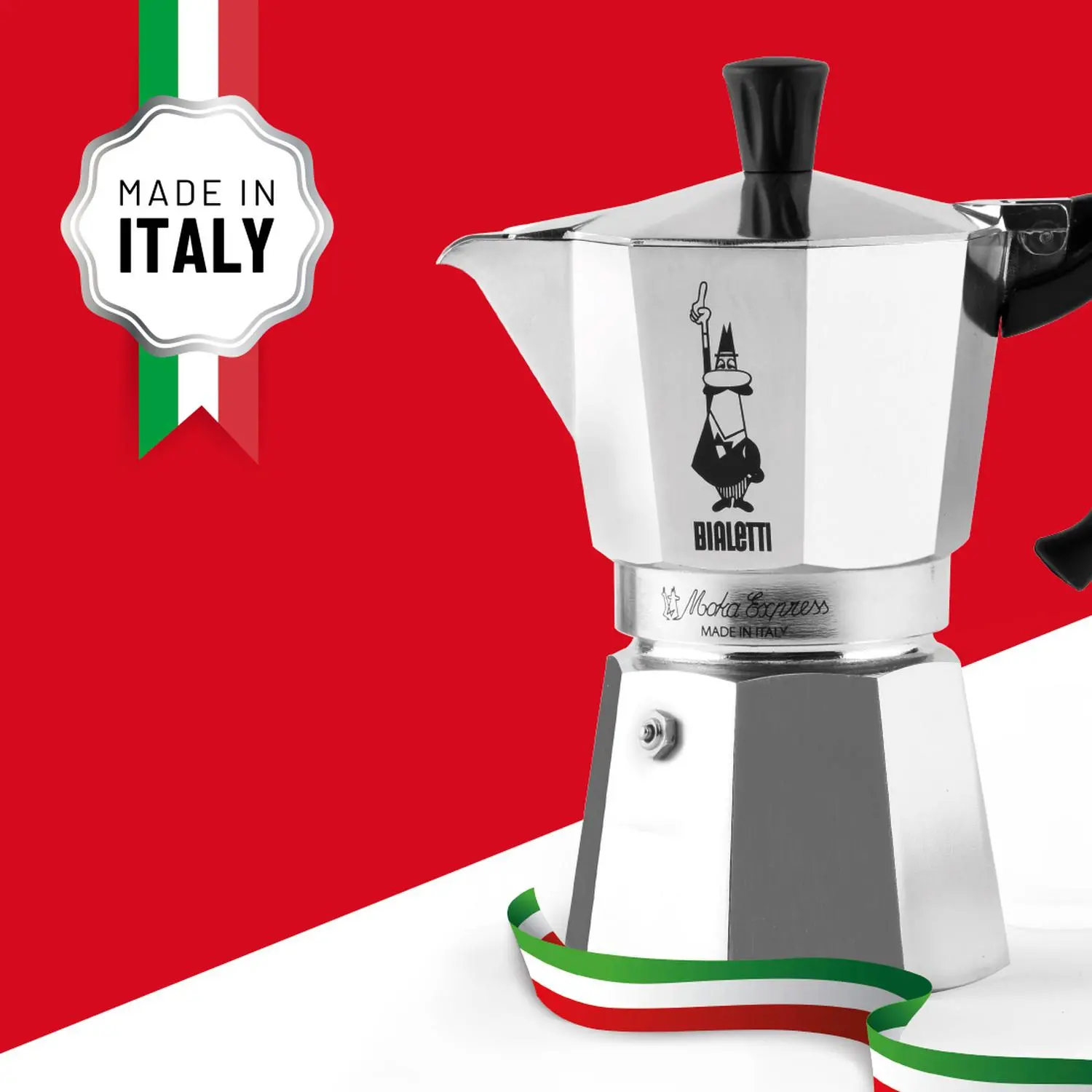 Kawiarka Bialetti Moka Express 1tz 65ml Srebrny