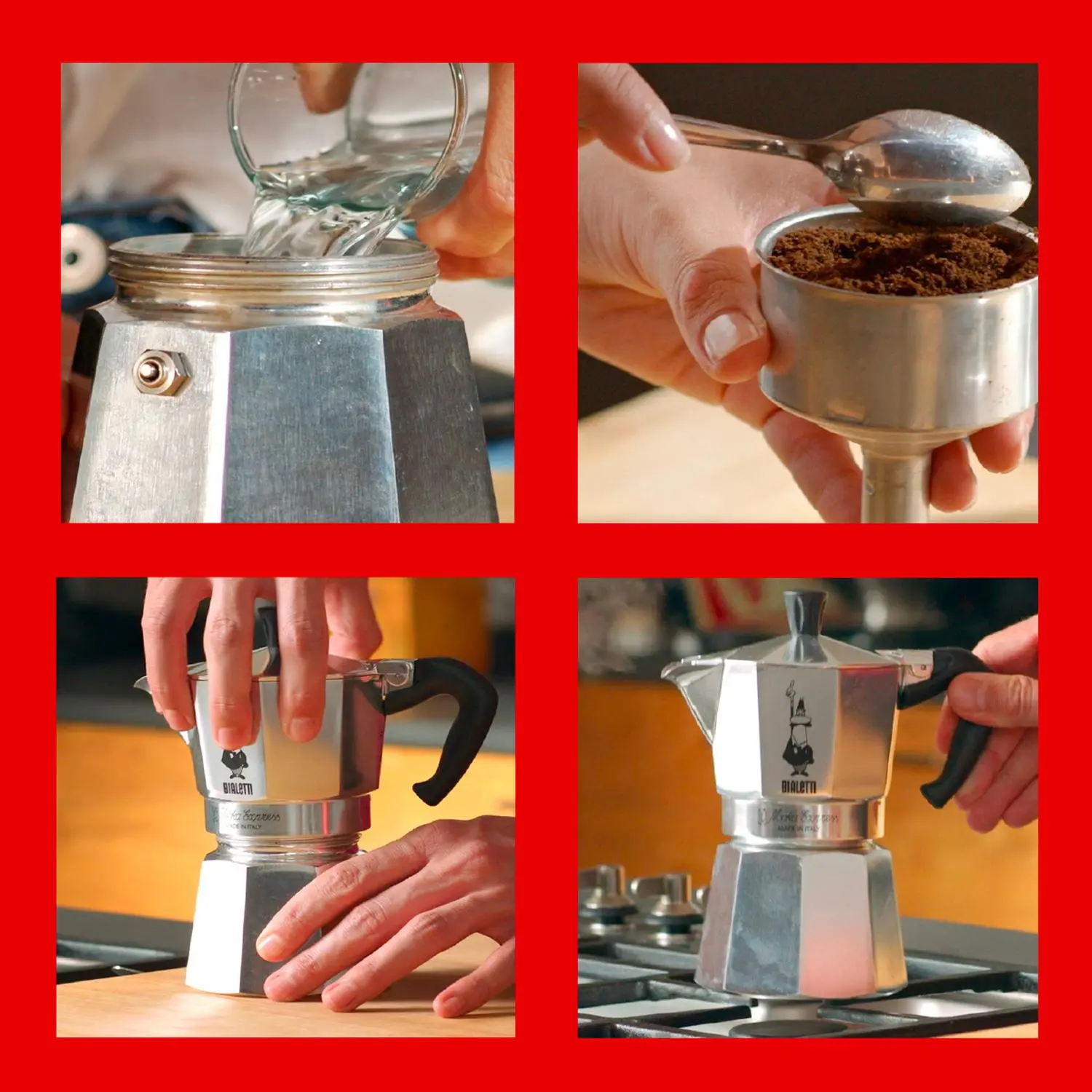 Kawiarka Bialetti Moka Express 1tz 65ml Srebrny