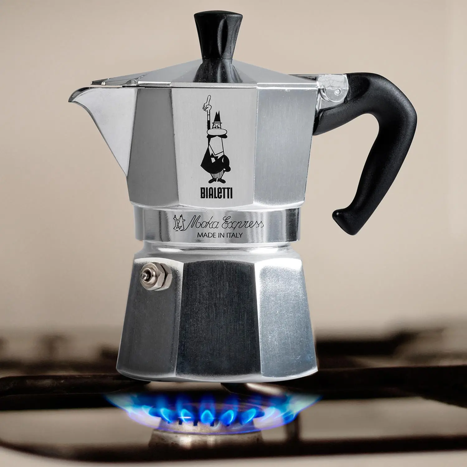 Kawiarka Bialetti Moka Express 1tz 65ml Srebrny