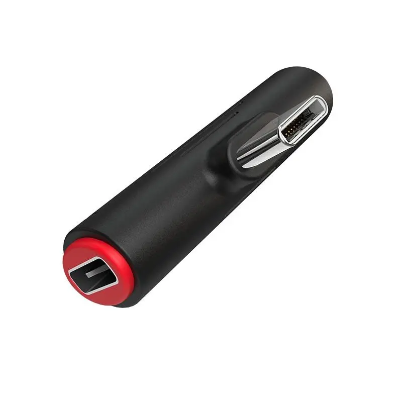 Adapter Borofone BV8 USB-C na USB-C i jack 3,5mm Czarny