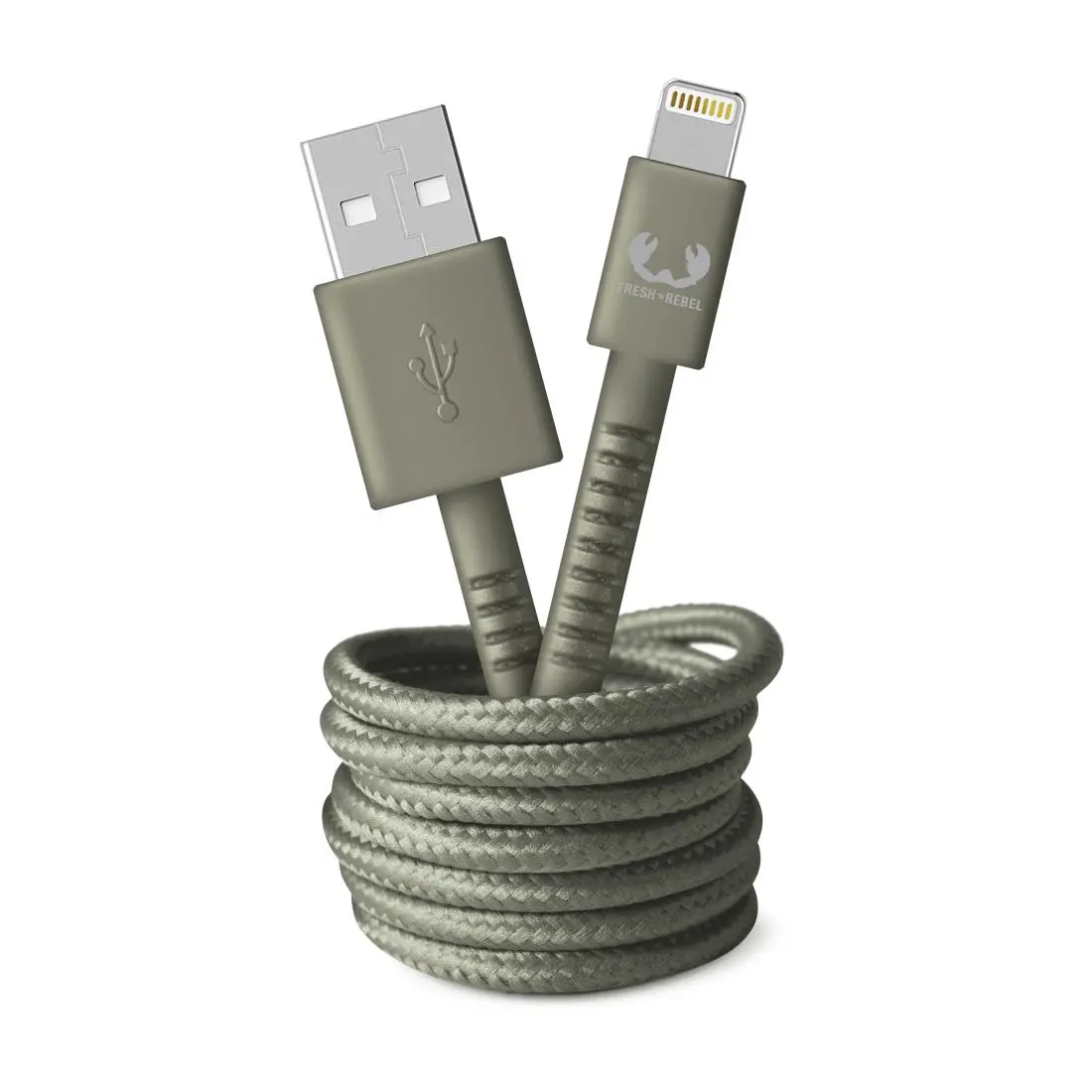 Kabel Fresh 'n Rebel USB do Lightning 2m Dried green