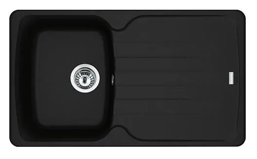 Zlewozmywak Franke Antea AZG 611-86 Granitowy Czarny mat