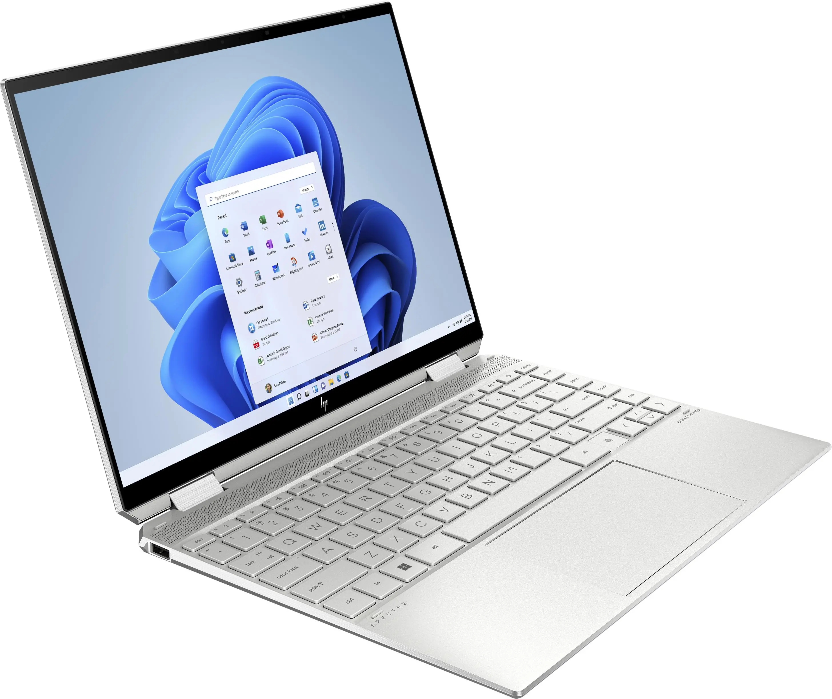 Laptop 2w1 HP Spectre x360 14-ea1432nw OLED 13,5'' i7-1195G7 16GB RAM 1TB Dysk SSD Win11 Pro Srebrny