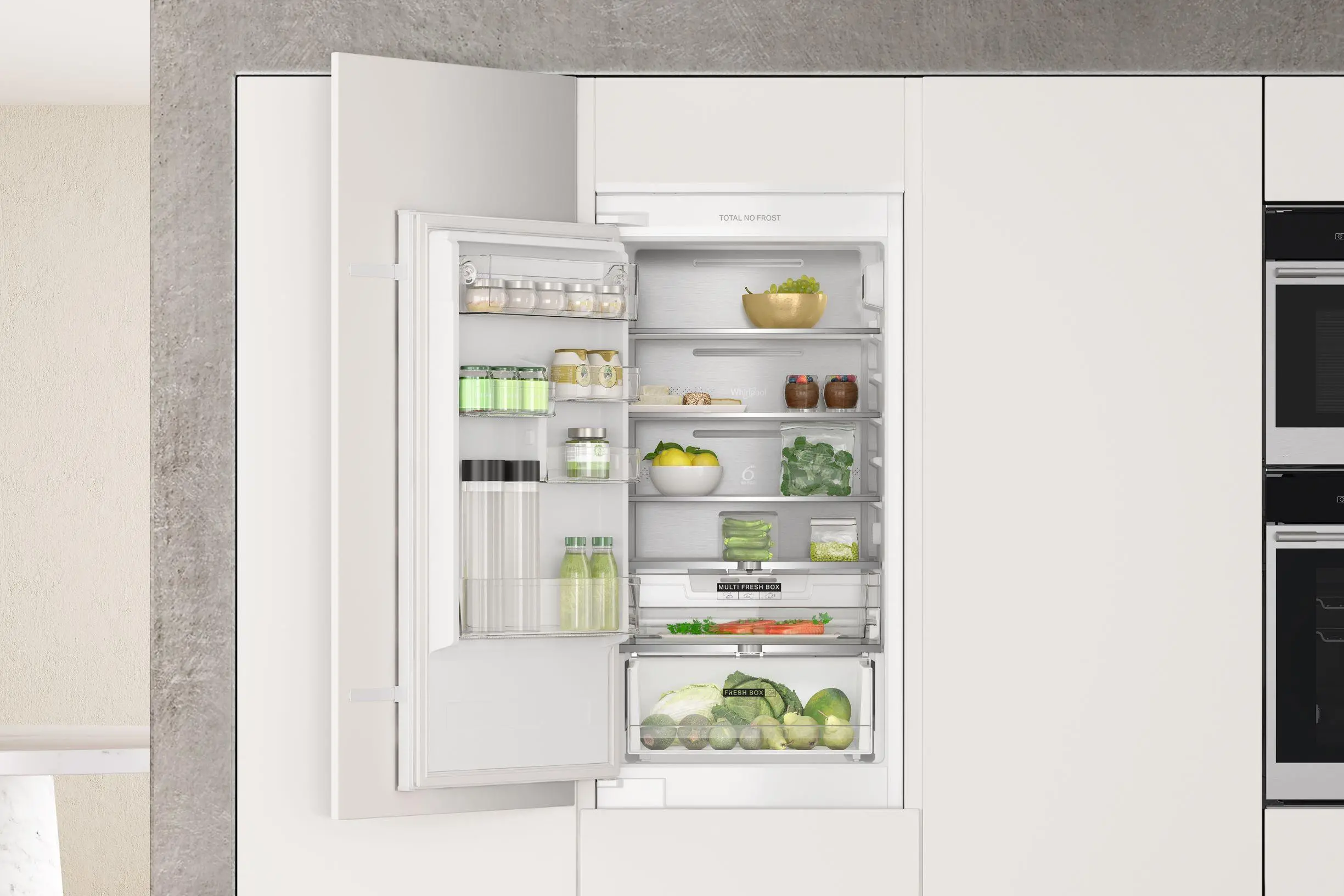 Lodówka Whirlpool WHC18 T141 Pełny No Frost 177cm Szuflada z kontrolą wilgotności