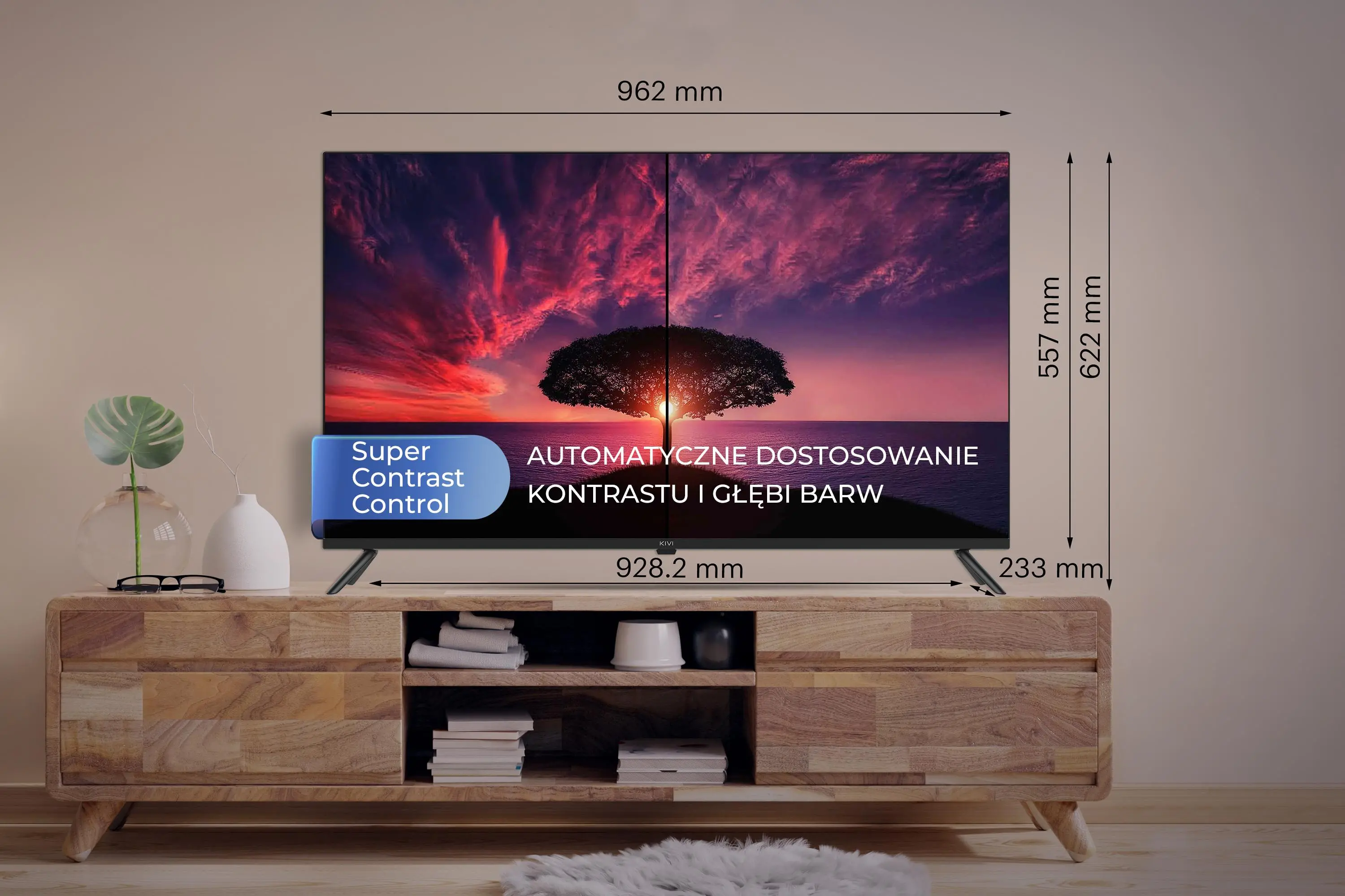 Telewizor KIVI 43U740NB 43" LED 4K Android TV HDMI 2.1 DVB-T2