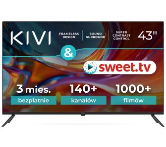 Telewizor KIVI 43U740NB 43" LED 4K Android TV HDMI 2.1 DVB-T2