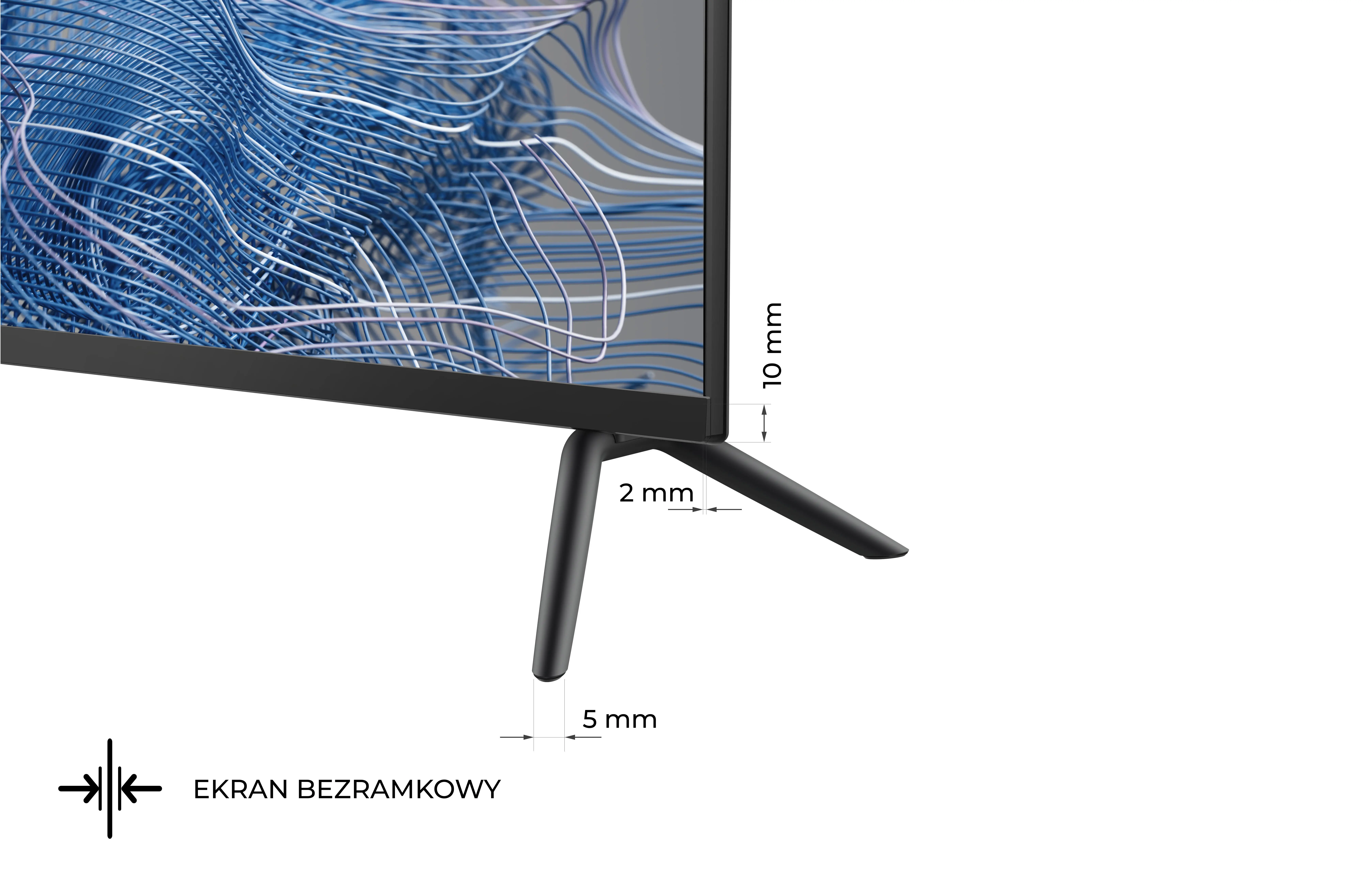 Telewizor KIVI 43U740NB 43" LED 4K Android TV HDMI 2.1 DVB-T2