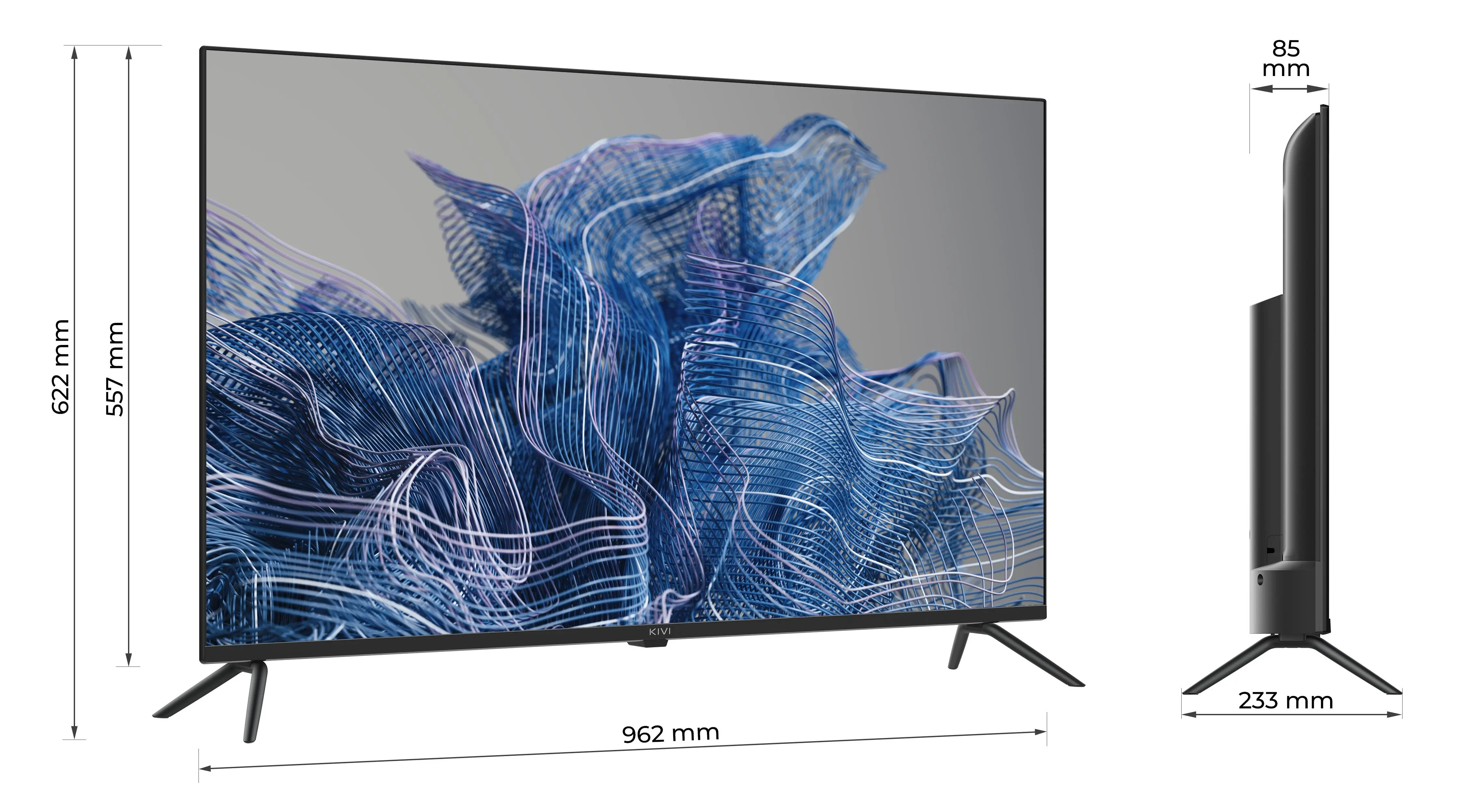 Telewizor KIVI 43U740NB 43" LED 4K Android TV HDMI 2.1 DVB-T2