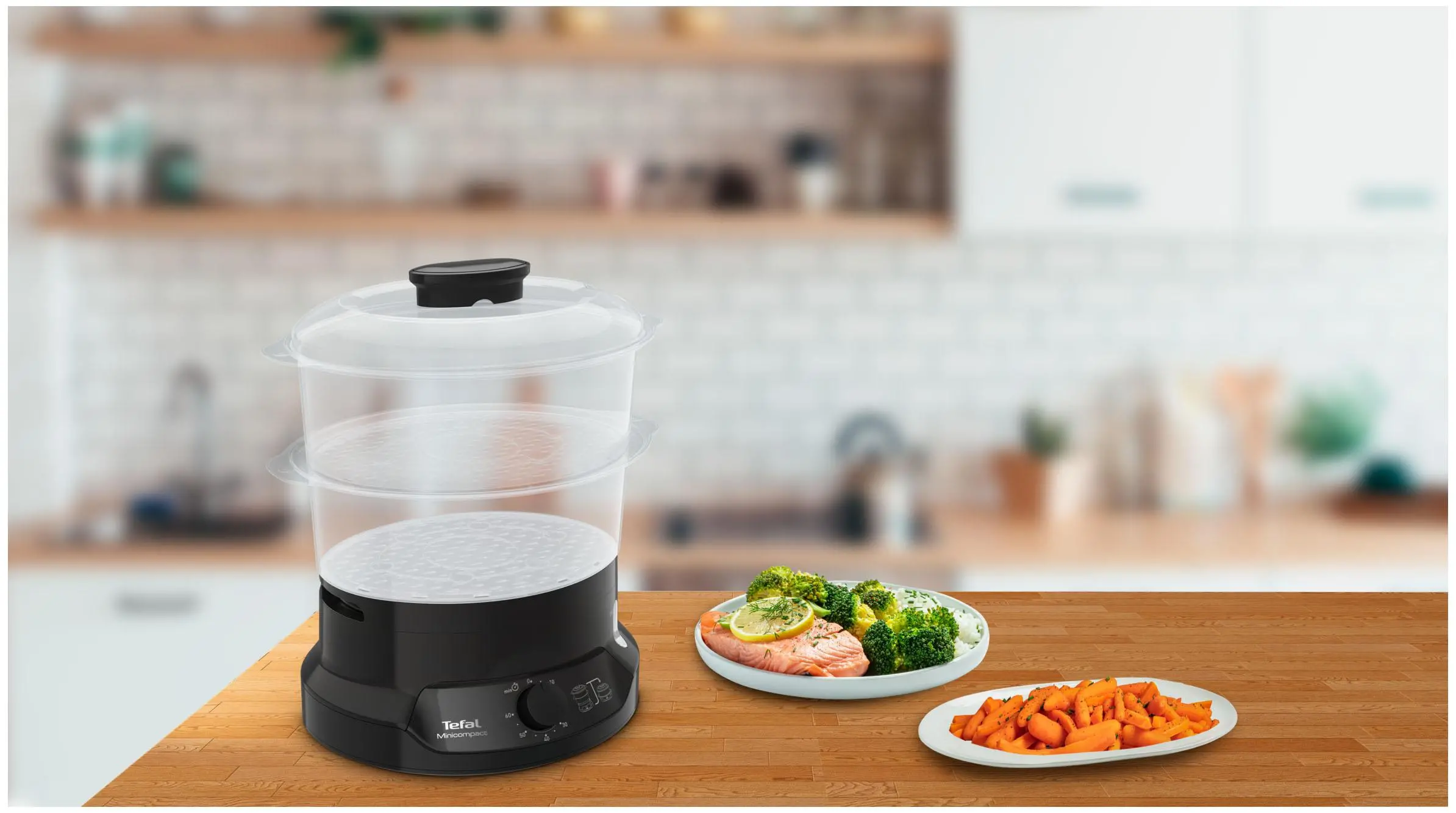 Parowar Tefal Minicompact Steam Cooker VC1398 6l