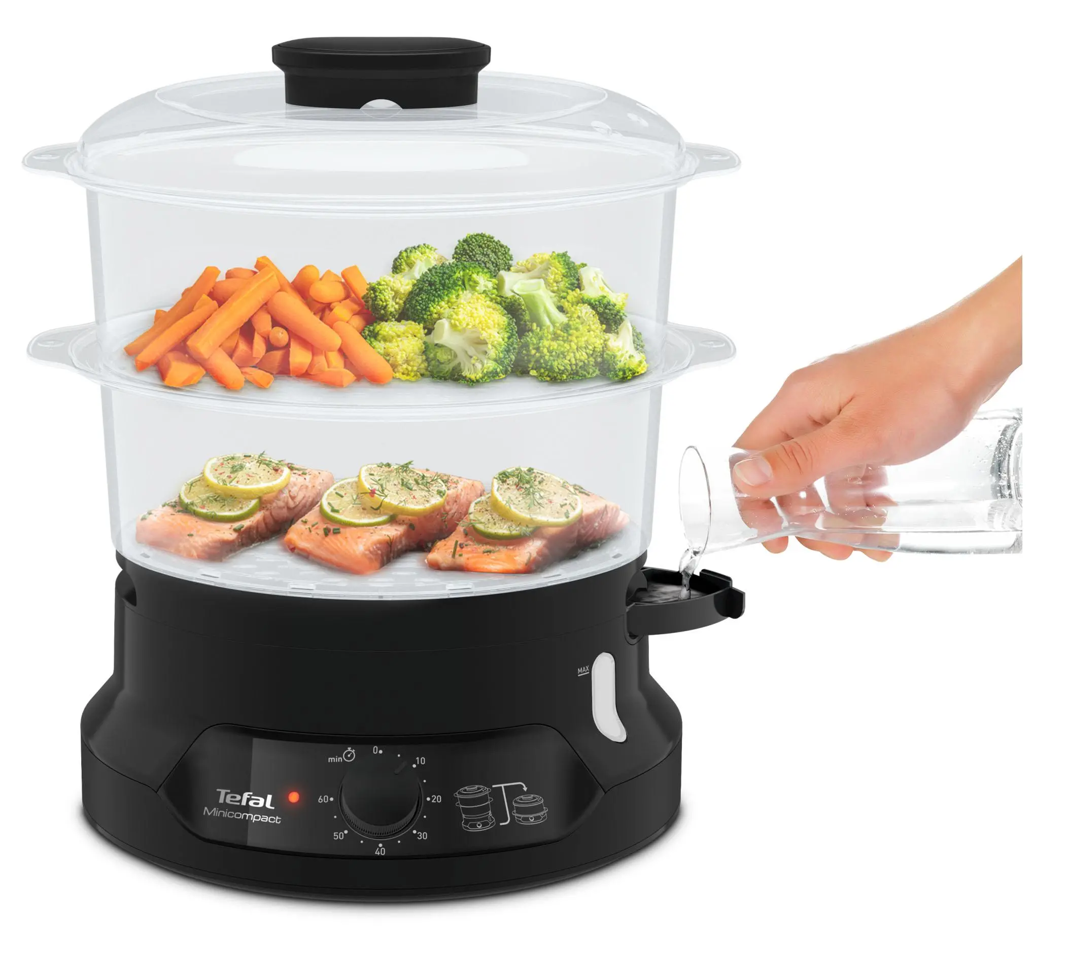 Parowar Tefal Minicompact Steam Cooker VC1398 6l