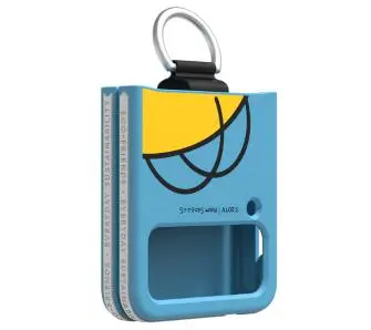 Etui Samsung Silicone Cover With Ring do Galaxy Z Flip 4 Simpsons