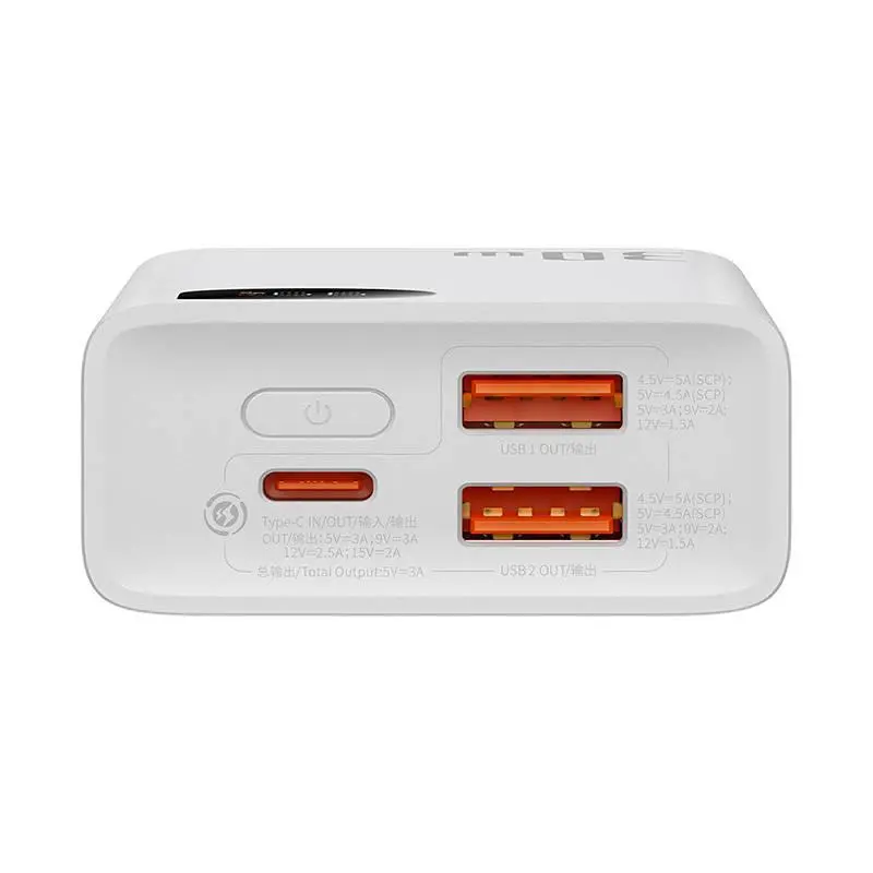 Powerbank Baseus PPAD040002 Adaman2 10000mAh 30W Biały
