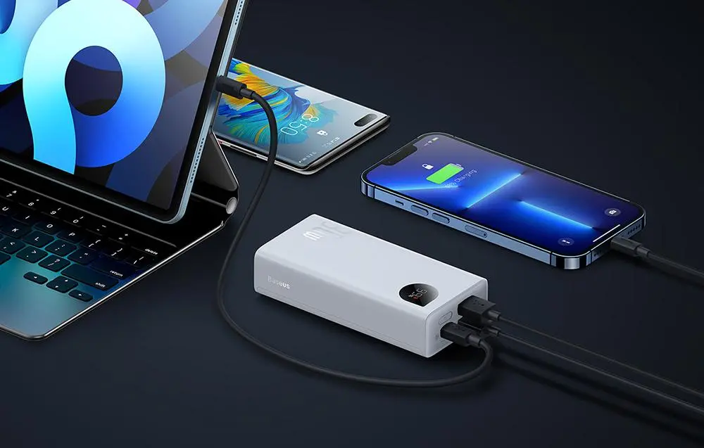 Powerbank Baseus PPAD040002 Adaman2 10000mAh 30W Biały
