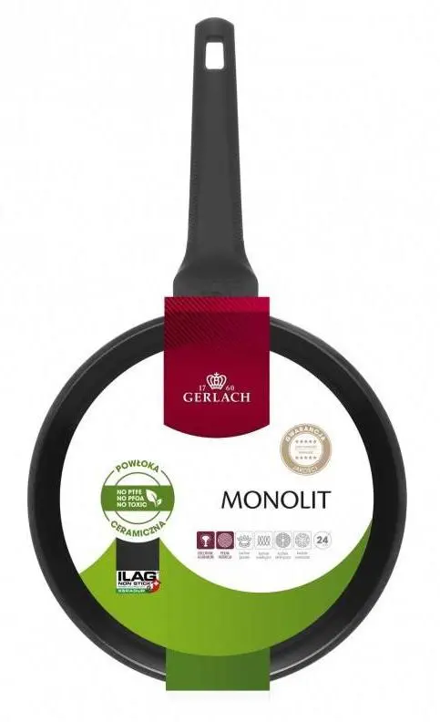 Patelnia Gerlach Monolit Indukcja Ilag Xeradur 2 24cm