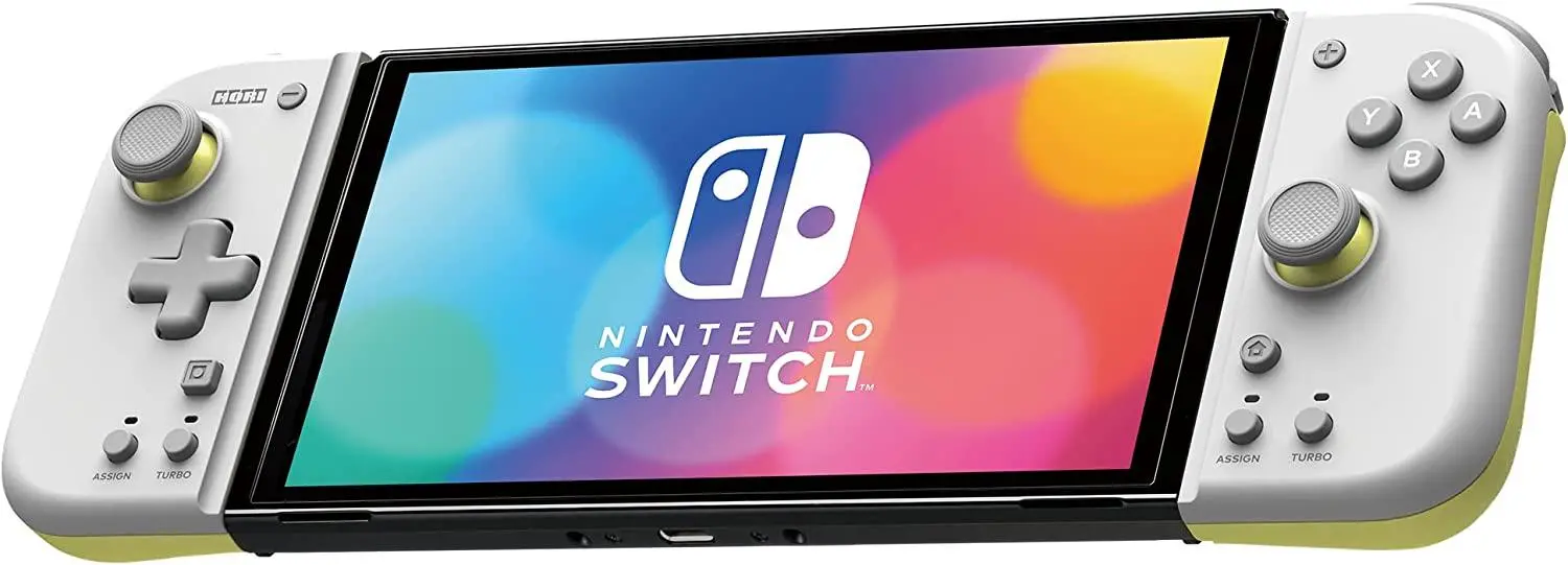 Pad Hori Split Pad Compact do Nintendo Switch Przewodowy- szaro-żółty