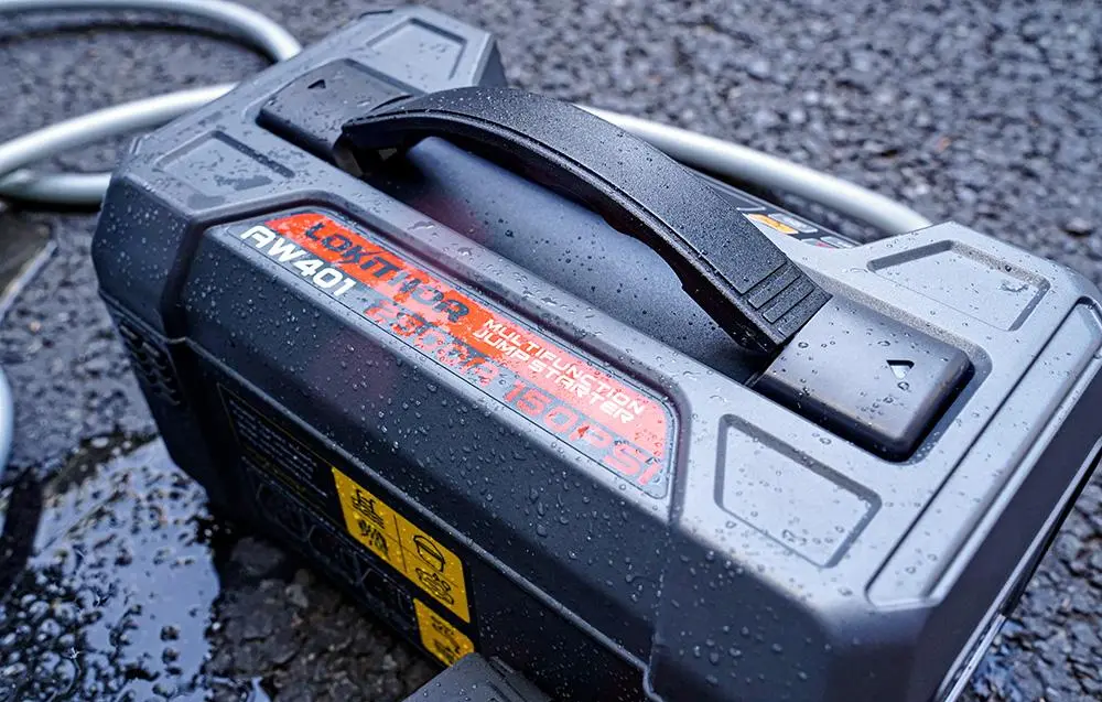 Powerbank Lokithor AW401 Jump Starter 5w1 20000mAh 2500A kompresor 150psi myjka 15mpa Szary