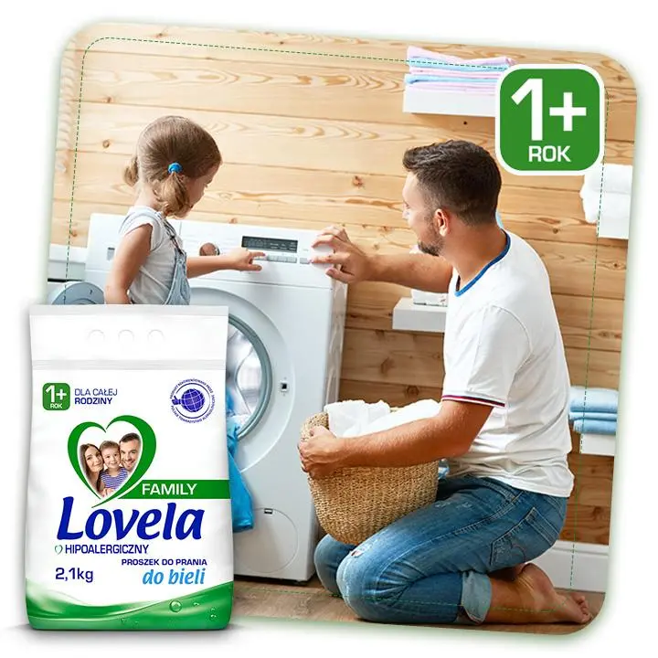 Proszek do prania Lovela Family do bieli 2,1kg
