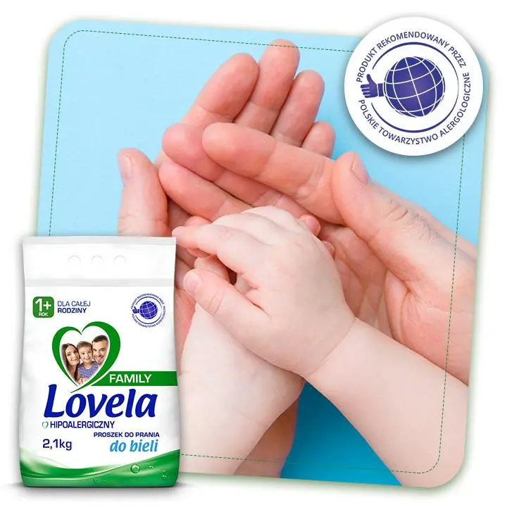 Proszek do prania Lovela Family do bieli 2,1kg