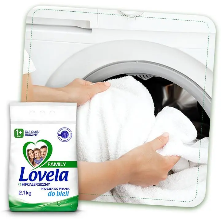 Proszek do prania Lovela Family do bieli 2,1kg