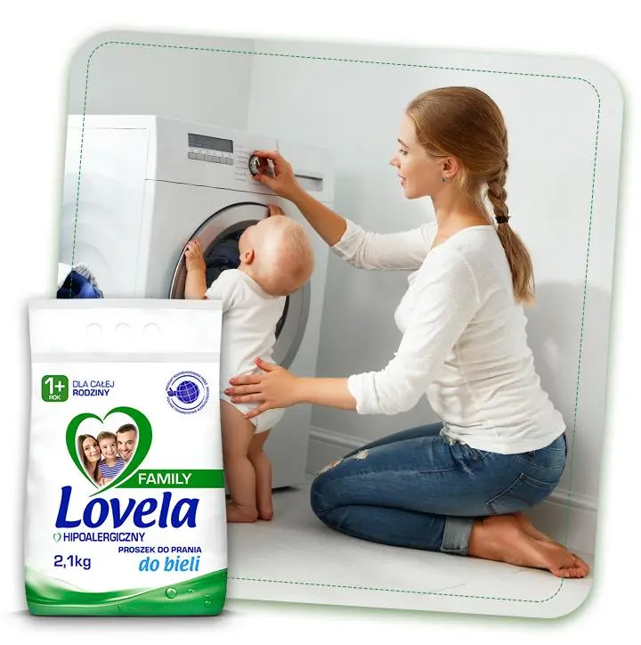 Proszek do prania Lovela Family do bieli 2,1kg