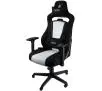 Fotel Nitro Concepts E250 Radiant White Biurowy  do 120kg Tkanina Czarno-biały