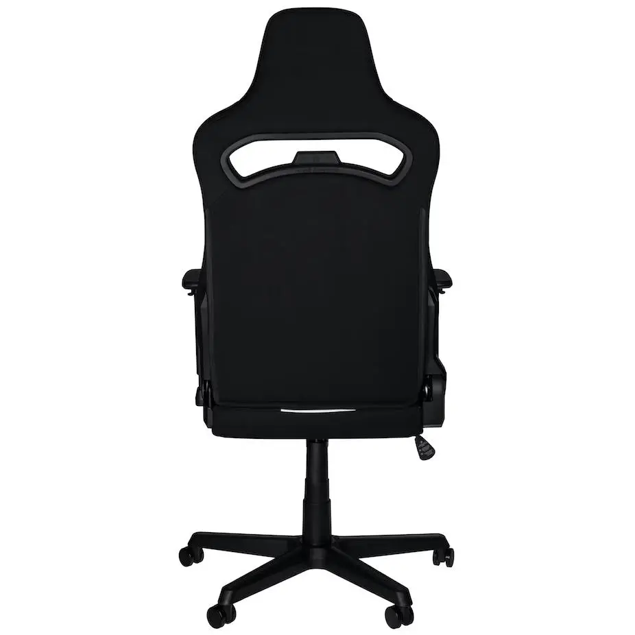 Fotel Nitro Concepts E250 Radiant White Biurowy do 120kg Tkanina Czarno-biały