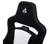 Fotel Nitro Concepts E250 Radiant White Biurowy  do 120kg Tkanina Czarno-biały