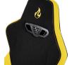Fotel Nitro Concepts S300 Astral Yellow Gamingowy  do 135kg Tkanina Czarno-żółty
