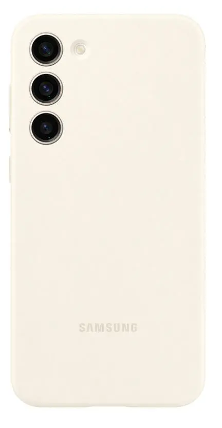 Etui Samsung Silicone Cover do Galaxy S23+ Kremowy