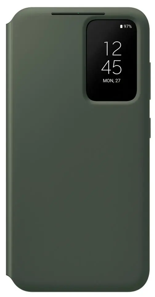 Etui Samsung Clear View Cover do Galaxy S23 Zielony