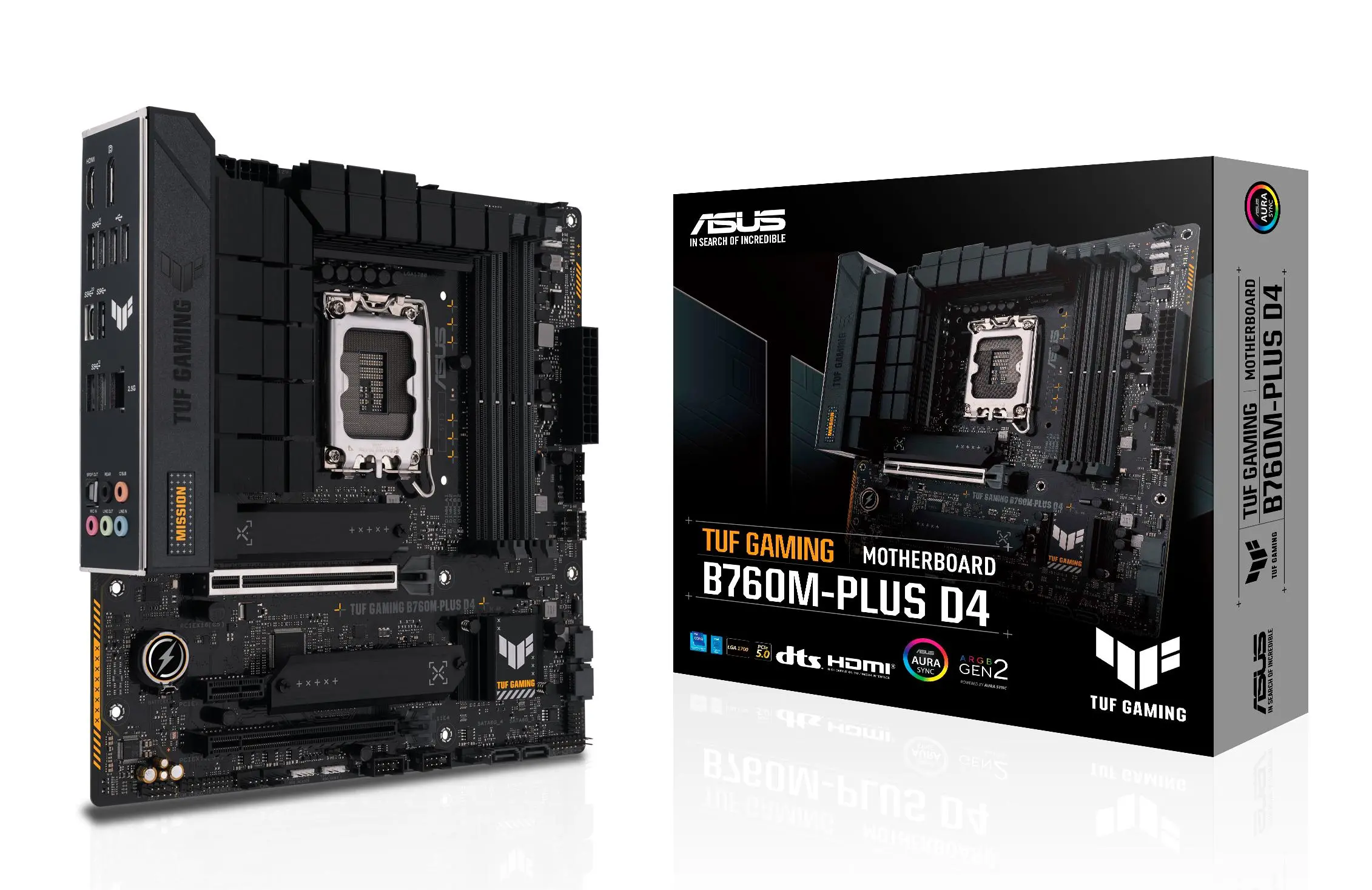 Płyta główna ASUS TUF GAMING B760M-PLUS D4 DDR4