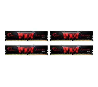 Pamięć RAM G.Skill Aegis DDR4 64GB (4 x 16TB) 3200 CL16 Czarno-czerwony