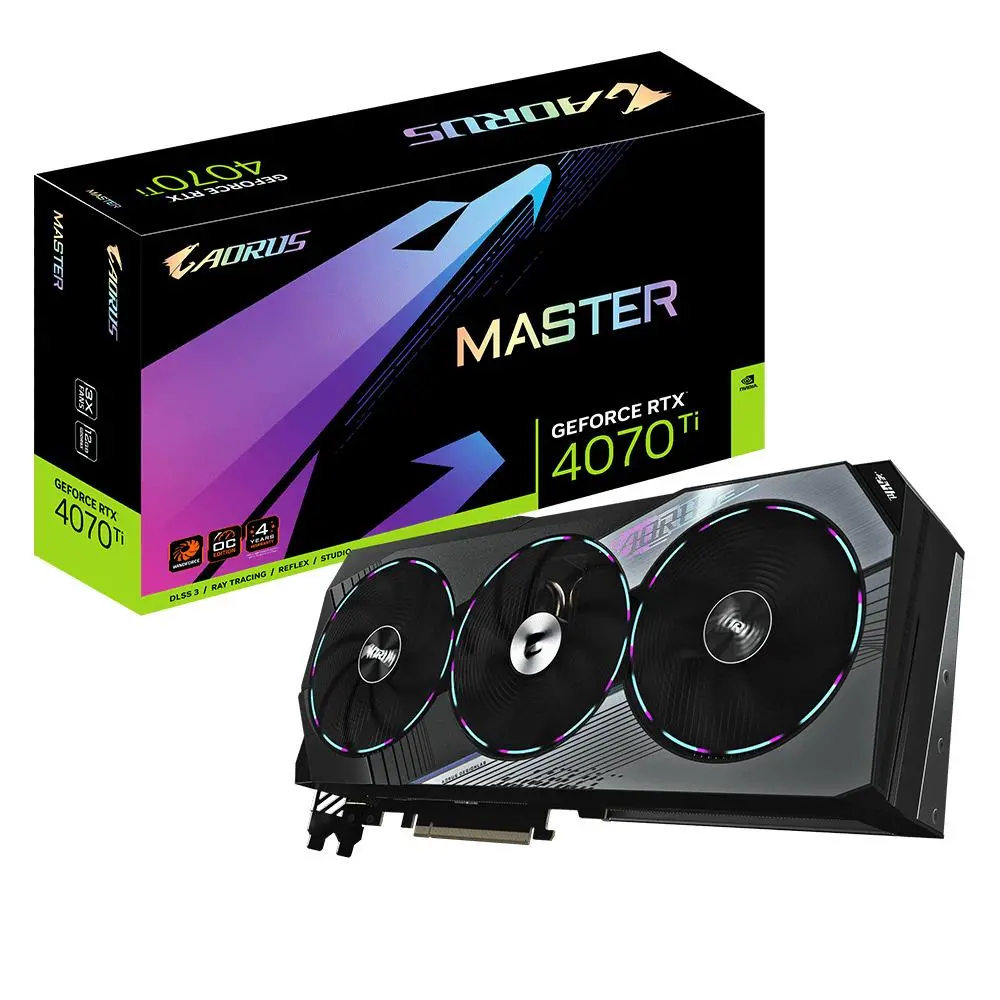 Karta graficzna Gigabyte GeForce RTX 4070 Ti MASTER 12GB GDDR6X 192bit DLSS 3