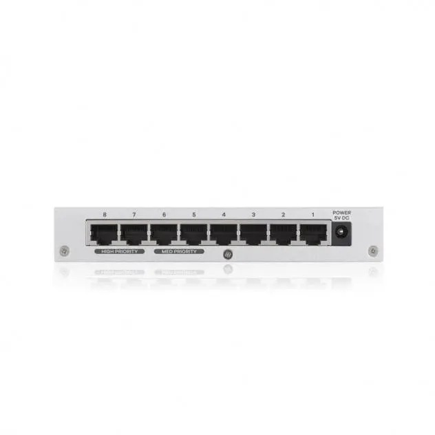 Switch ZyXEL GS-108BV3 Srebrny