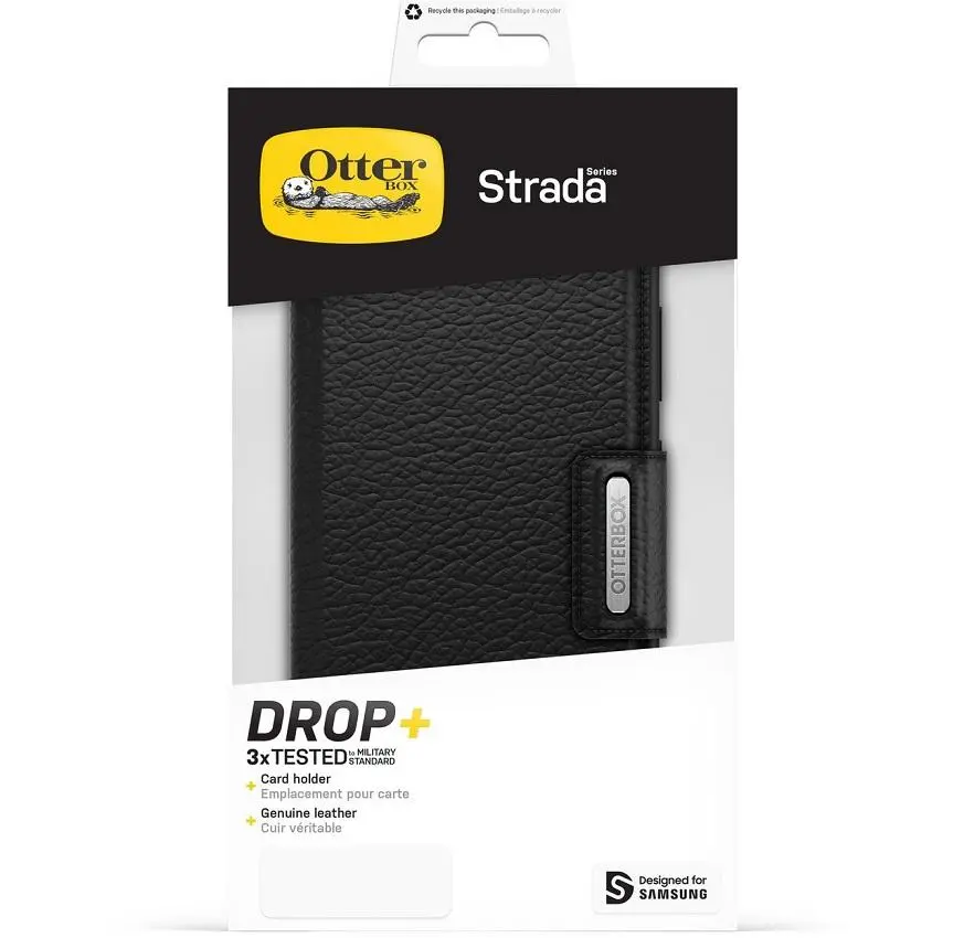 Etui OtterBox Portfelowe Strada do Samsung Galaxy S23+ Czarny