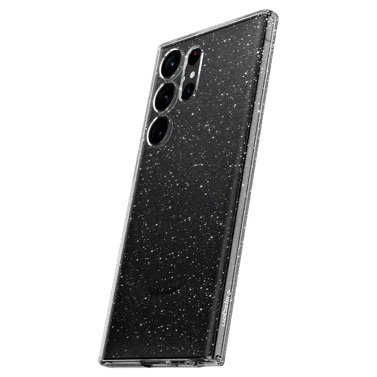 Etui Spigen Liquid Crystal Glitter do Galaxy S23 Ultra Przezroczysty