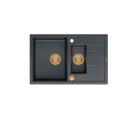 Quadron HB8224U8-G1 P2O Morgan 156 Granitowy Czarny metalik/Złoty