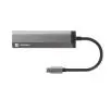 Hub USB Natec Fowler Slim Szary