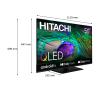 Telewizor Hitachi 50HAQ6460 50" QLED 4K Android TV Dolby Vision Dolby Atmos DTS-X DVB-T2